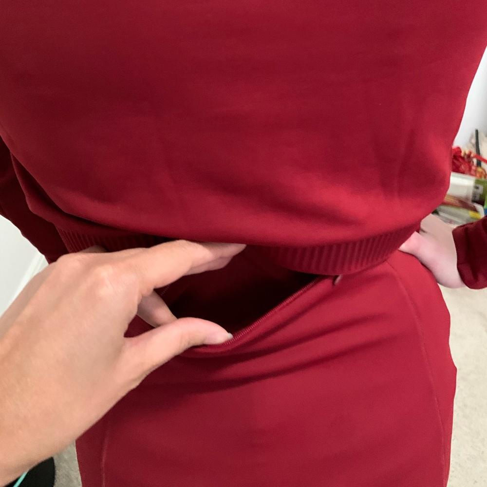 Fabletics Burgundy Performance Jacket - image 8